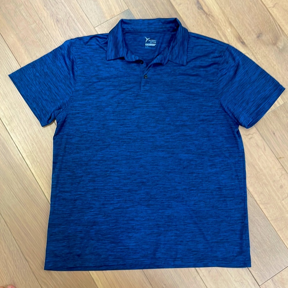 Old Navy Active brand blue & black collared shirt men’s size XL great condition